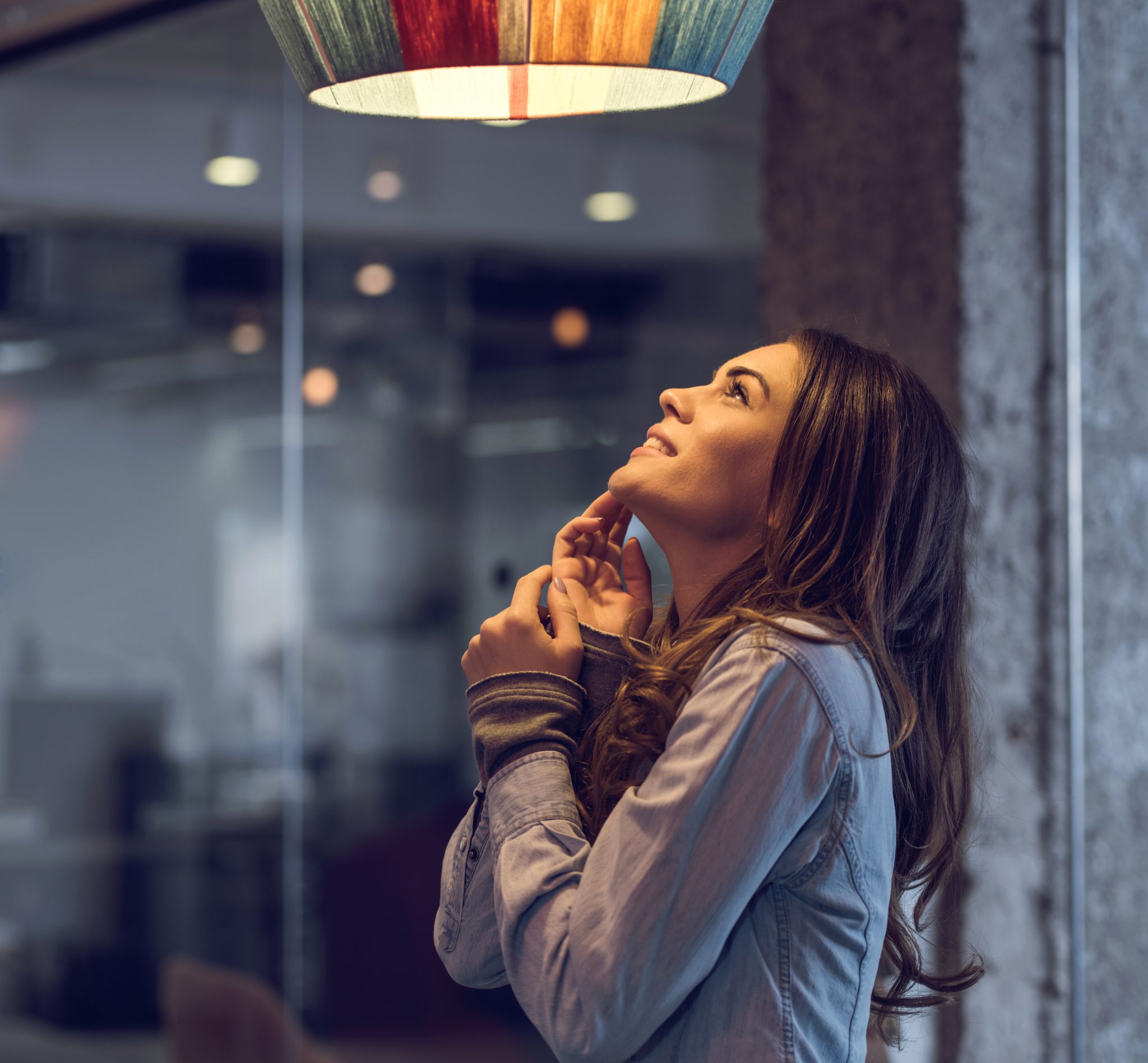 Licht in de duisternis, de lampen van dit moment op Woonboulevard Heerlen