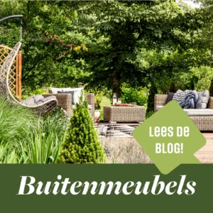 tuinset in de tuin