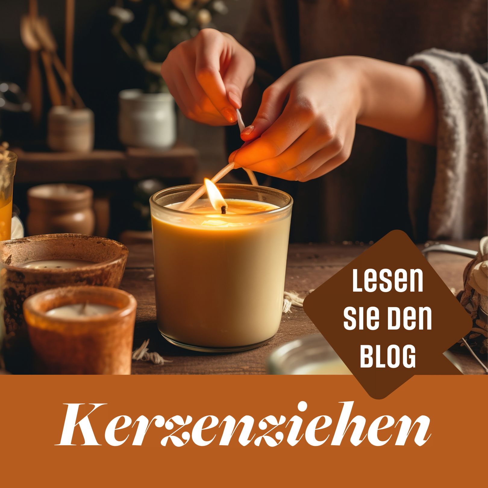 Herbstferien-DIY: Kerzen selber machen