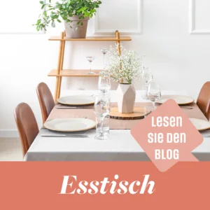 esstisch dekorieren