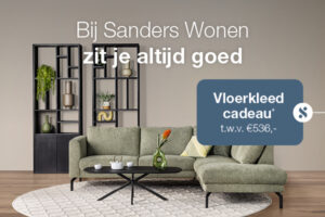 Sanders wonen vloerkleed cadeau